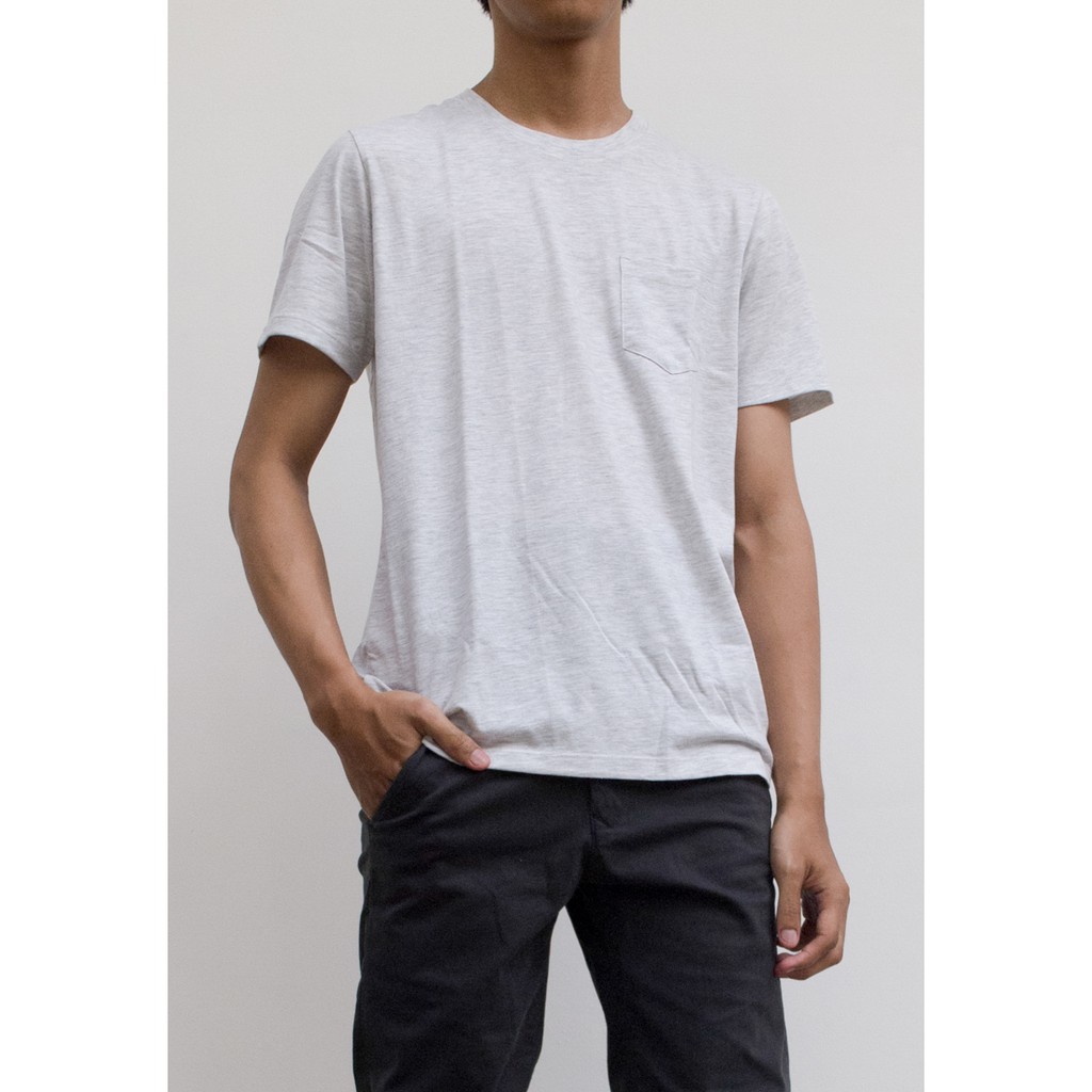 Skelly Original Kaos Polos Berkantong Lengan Pendek Pria Skelly Original Kaos Polos Berkantong Lengan Pendek Pria