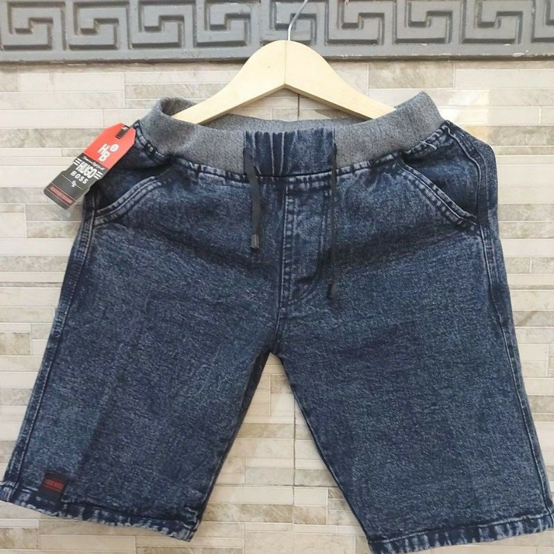 CELANA JEANS RIP PENDEK