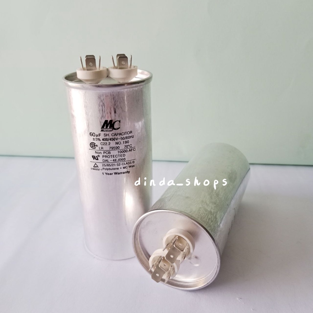 KAPASITOR AC 60 UF CAPASITOR AC 60UFCAPASITOR AC 60 MIKRO