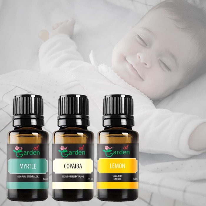Paket Batuk Pilek Untuk Bayi Essential Oil Our Garden Aroma Terapi