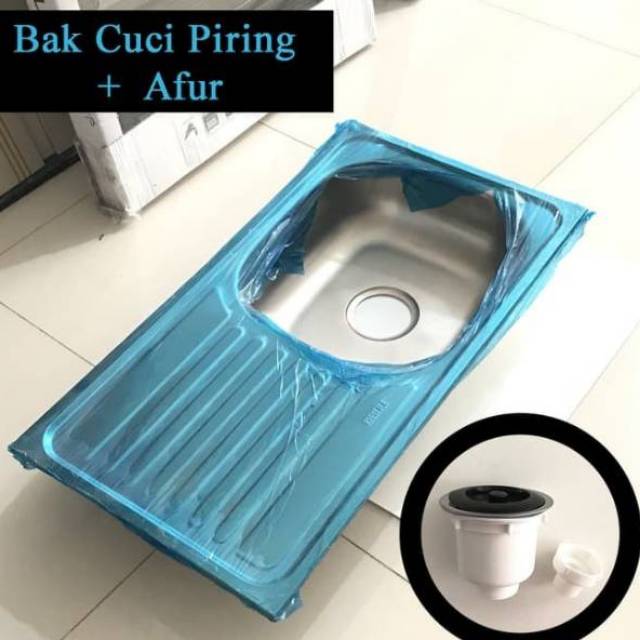  Bak cuci piring sayap 75 cm sink stanlis Shopee Indonesia