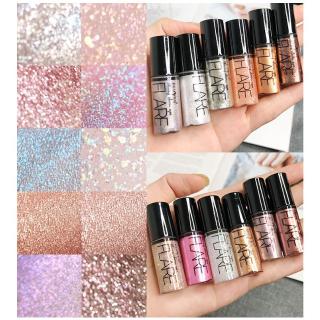 Pudaier Eyeliner Cair  Warna  Glitter Metalik Berkilau Anti 