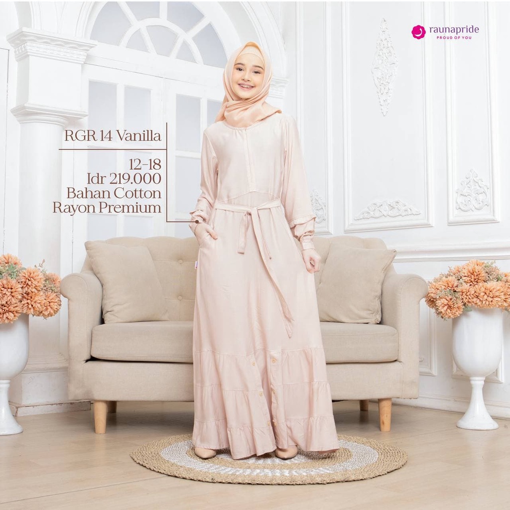 Rauna Gamis Remaja /  GR-14 / Fashion Muslim