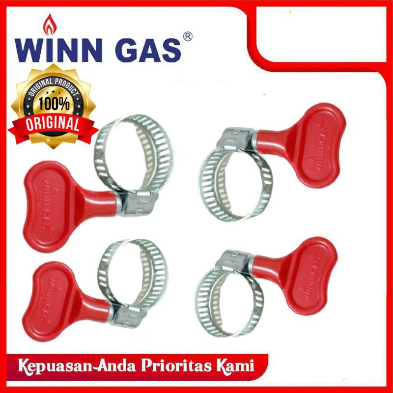 KLEAM KOMPOR GAS KUPU KUPU/KUPING MERK WIIN GAS