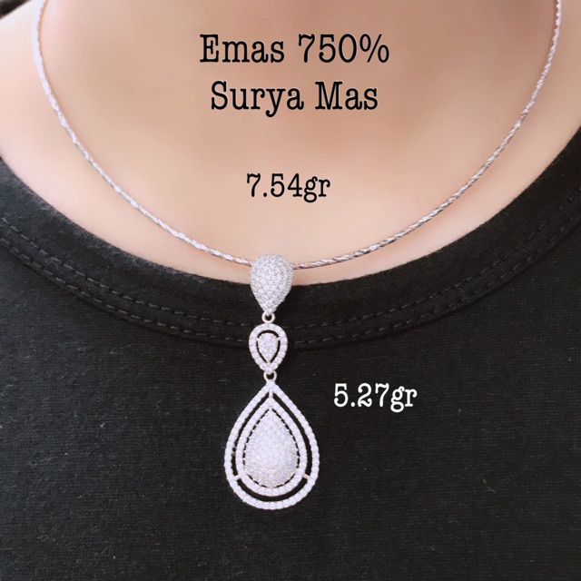 Kalung kawat dan liontin
