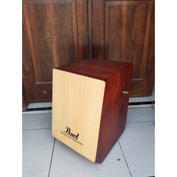 Cajon Pearl Signature Trapesium Premium / Cajon Pearl / Cajon akustik / kajon akustik / kajon pearl