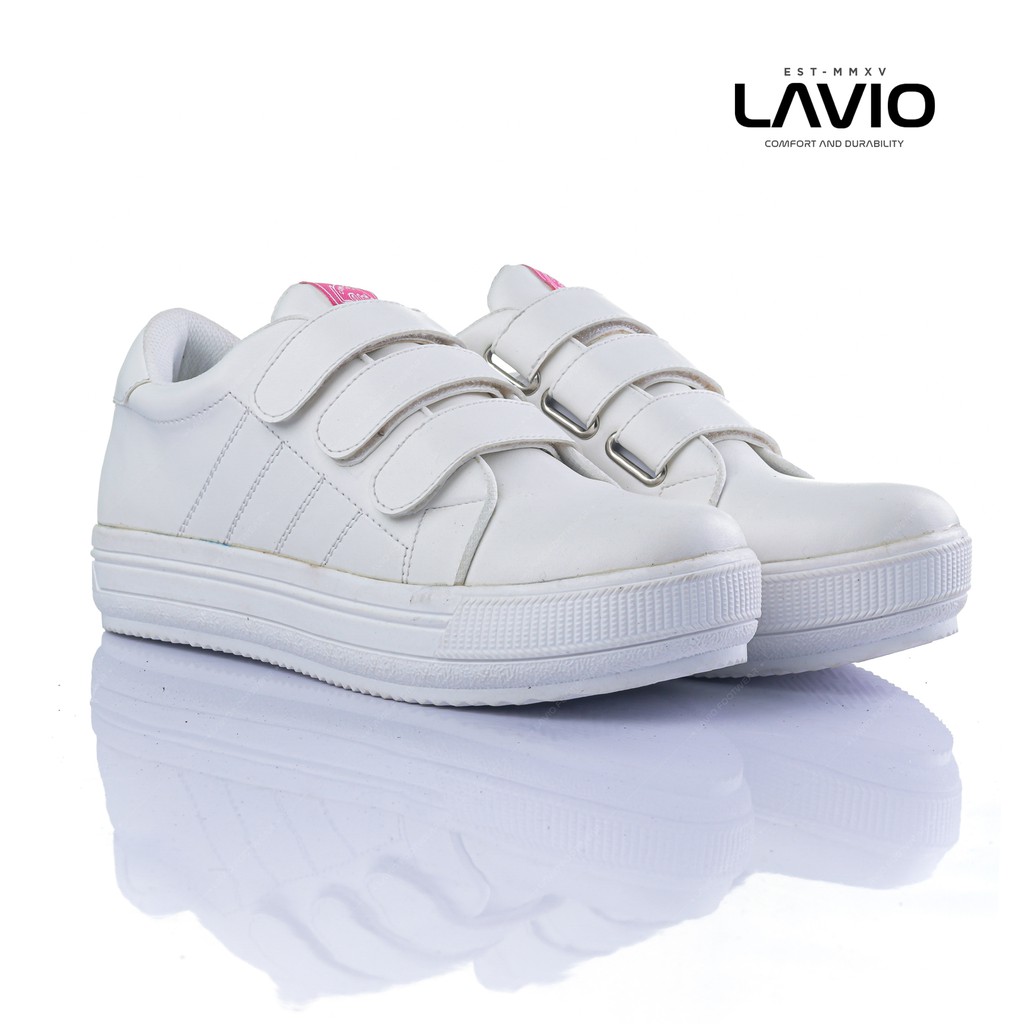 Sepatu Sneakers Wanita Keren Korea Tanpa Tali Lavio Prinza