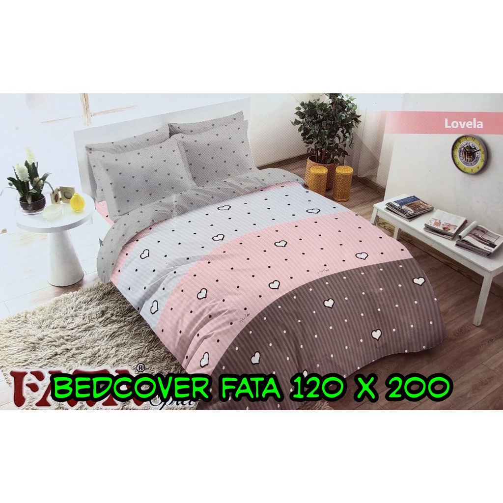BEDCOVER SINGLE SATU SET SPREI FATA