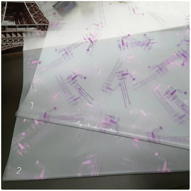 

[Wajib Beli Paper Core] Cello Motif Ungu