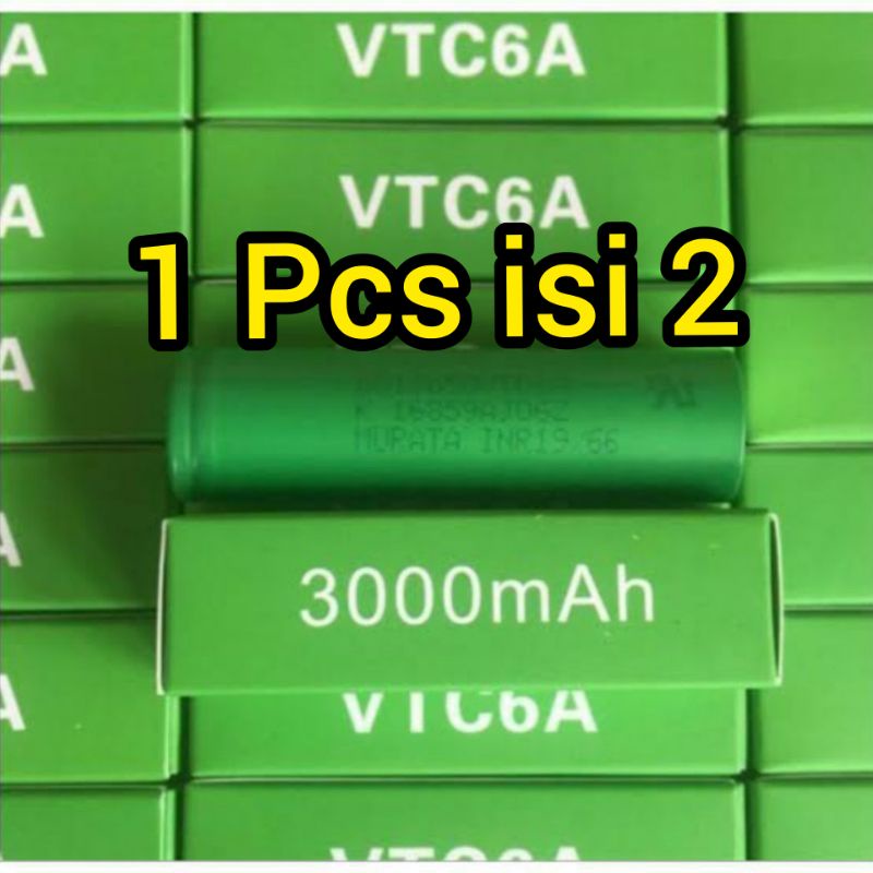 batarai 1 kotak isi 2 SONY VTC 6 3000mah Baterai HARGA MURAH