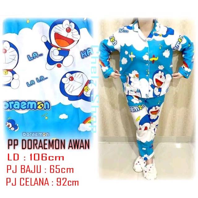 Baju Tidur Cewek/Wanita Piyama Pajamas Dewasa Motif Karakter PP