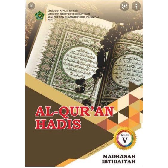 

BUKU AL QUR'AN HADIS KELAS 5 MI 2020