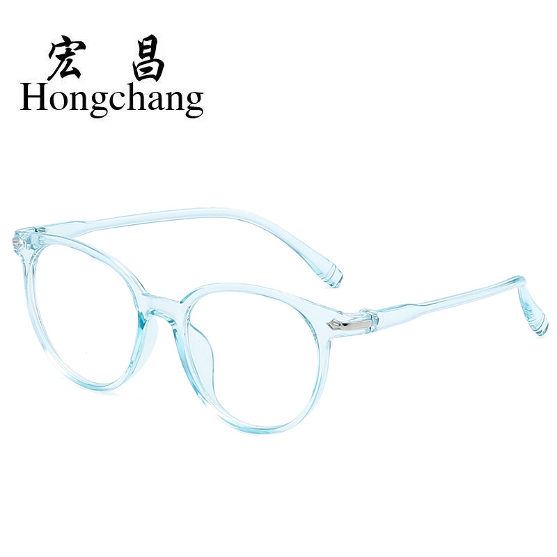 Blue Light Blocking Filter Glasses Anti Eyestrain Decorative Computer  Unisex Round  Eyeglasses