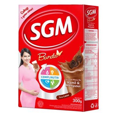 SUSU SGM BUNDA HAMIL DAN MENYUSUI 300 GR RASA COKLAT