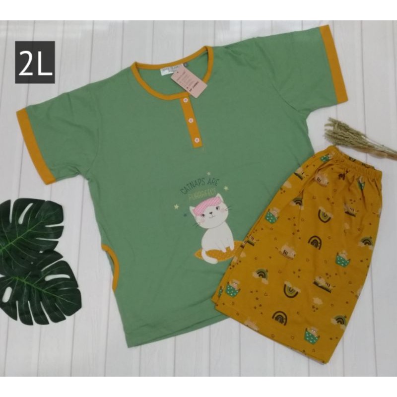 baju tidur jumbo 2L dewasa merk Anne Claire