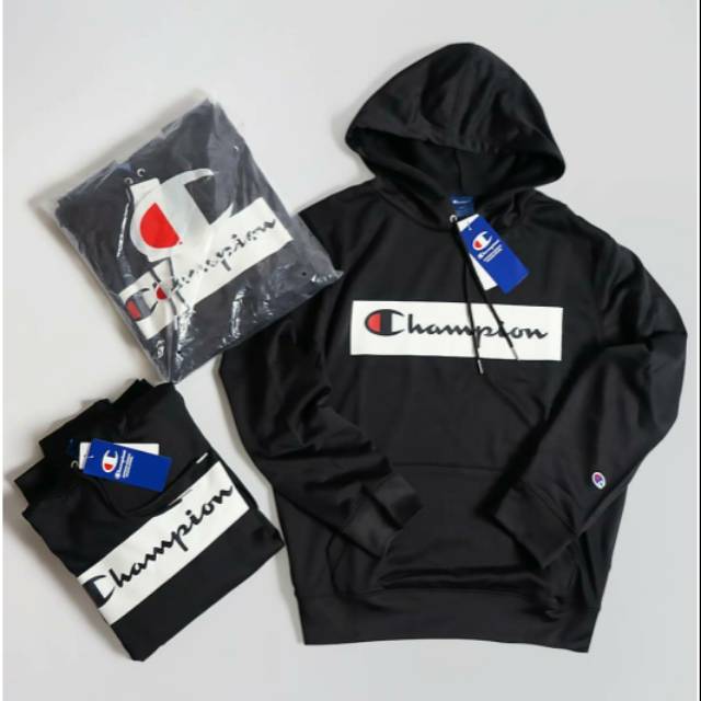 HOODIE CHAMPION LOGO PRINT ORIGINAL