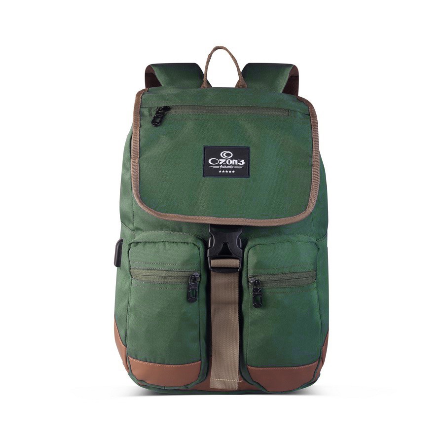 Tas Backpack Authentic 174 Ransel Daypack  + Raincover