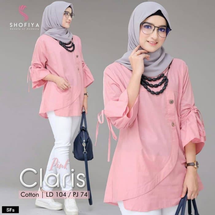 BAJU ATASAN CLARIS TUNIK TERMURAH