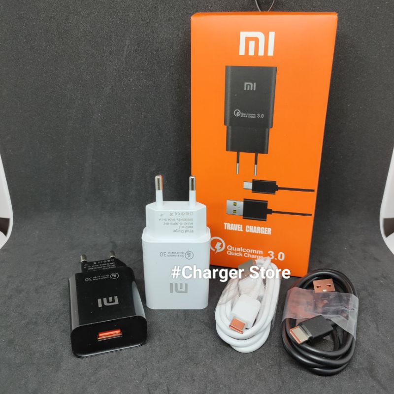 Charger Xiaomi Fast Charging 3.1A Type C Qualcomm Quick Charger 3.0
