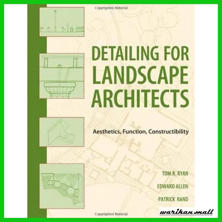 

buku-arsitek- thomas r.ryan-detailing for landscape architects: aesthetics, function -design.