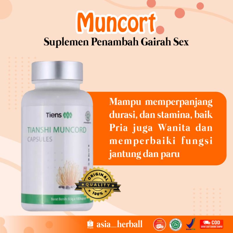 MUNCORD [ ECER ] OBAT KUAT PRIA DAN WANITA ORIGINA PERANGSANG AMPUH ASLI KAPSUL PENAMBAH GAIRAH SEKS