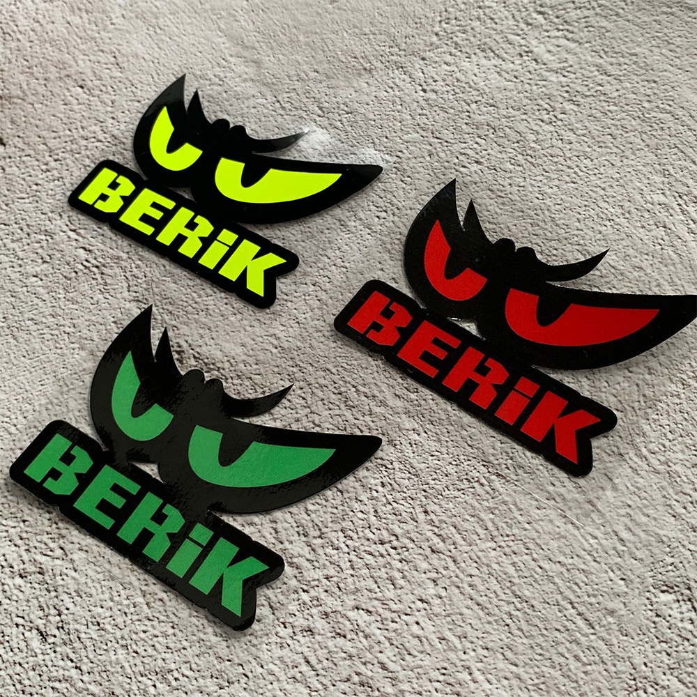 Berik juling Stiker Reflektif Sepeda Motor Dekorasi Stiker Mobil Tangki Bahan Bakar Stiker
