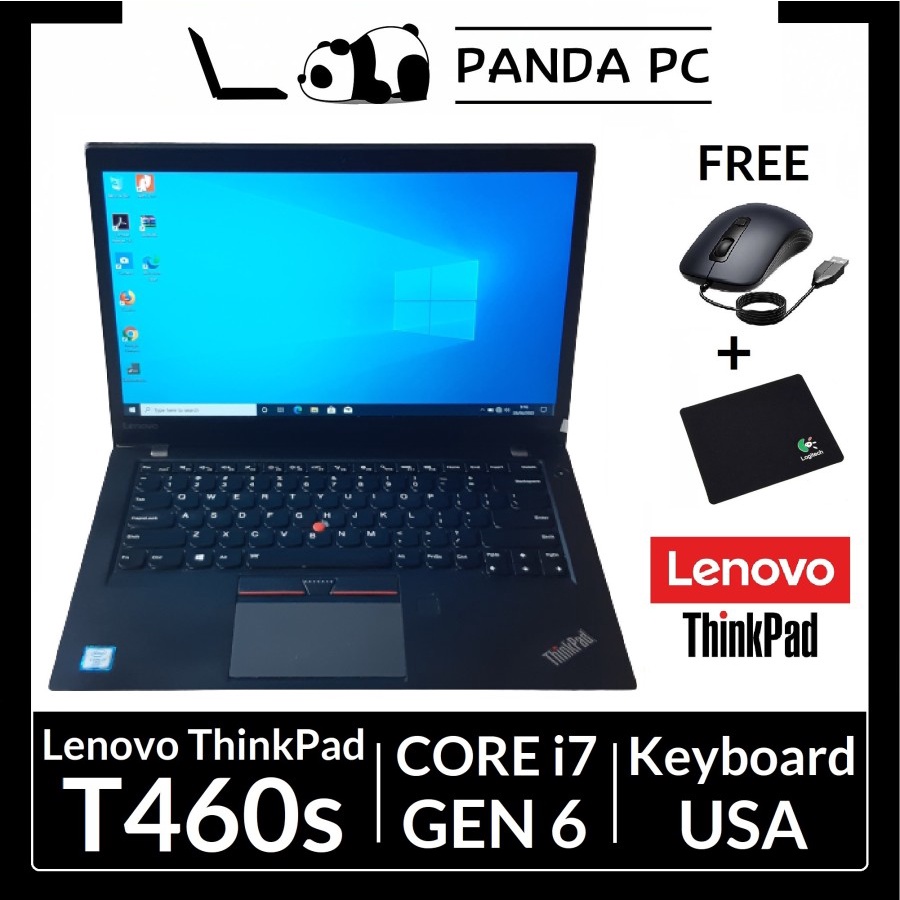 Lenovo Thinkpasd T460s Core i7 Gen 6 Touchscreen Full HD - 14 Inch - Laptop Second Berkualitas