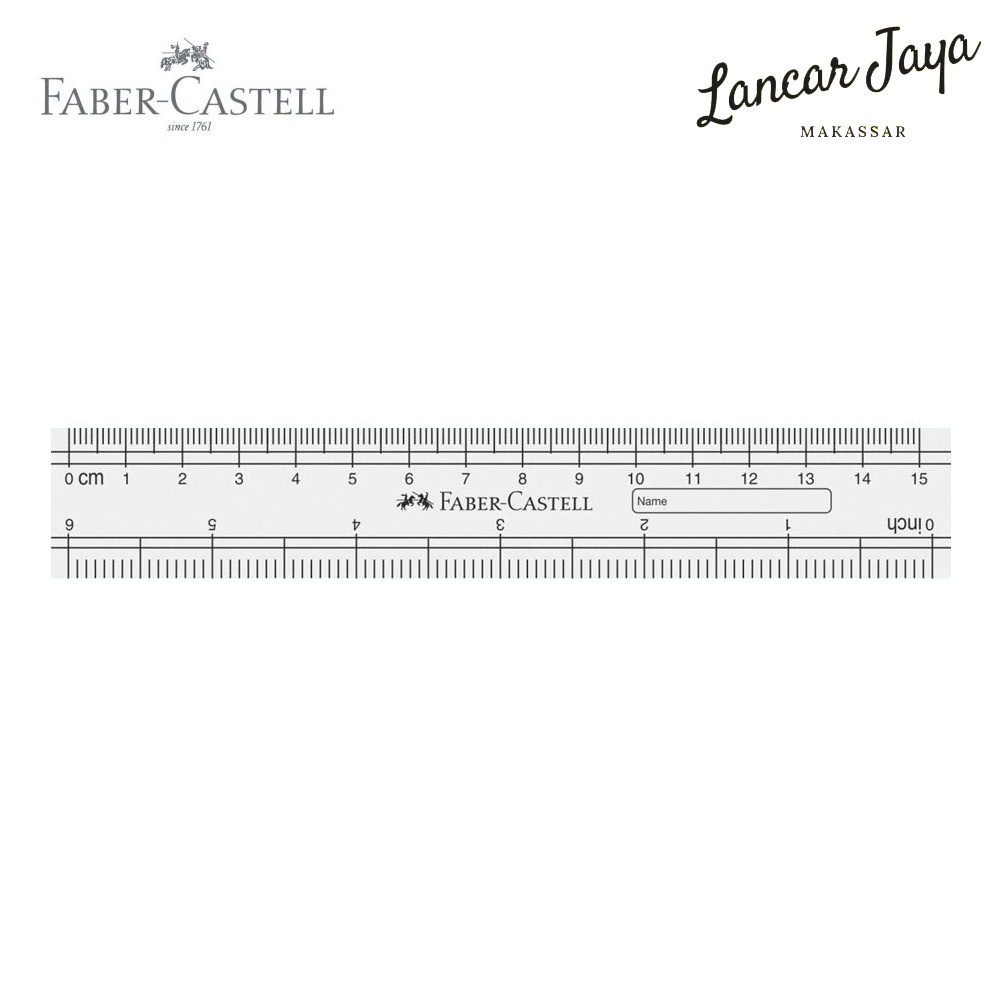 

Scale Ruler Penggaris Faber Castell 15 Cm