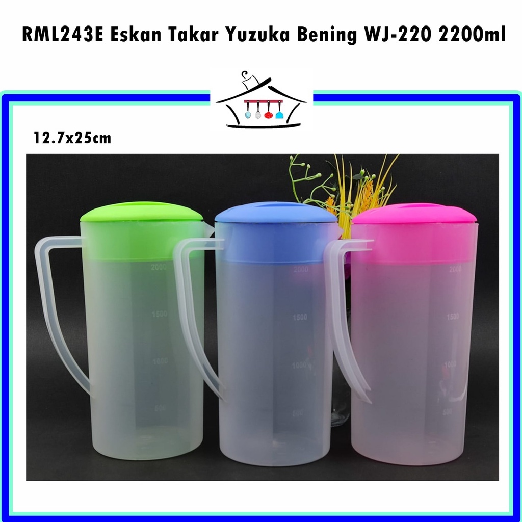 RML243E Eskan/Teko/Eskan Takar Yuzuka Bening WJ-220 2200ml