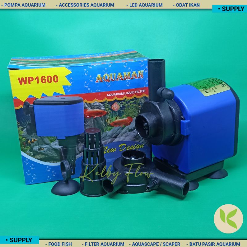 POMPA CELUP AQUARIUM AQUASCAPE AQUAMAN WP 1600K & WP 1600