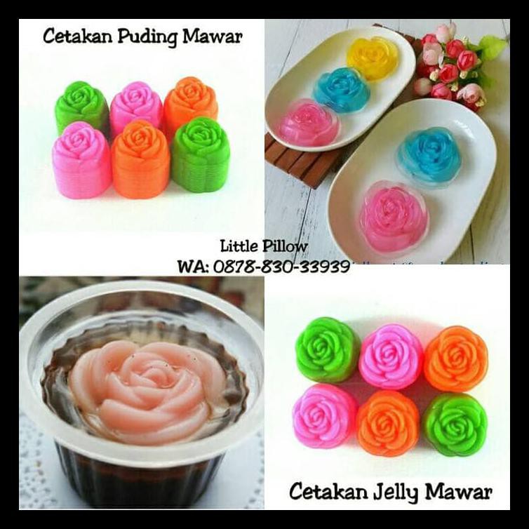 Cetakan Puding Mawar/Cetakan Bolu Kukus/Cetakan Mawar Termurah