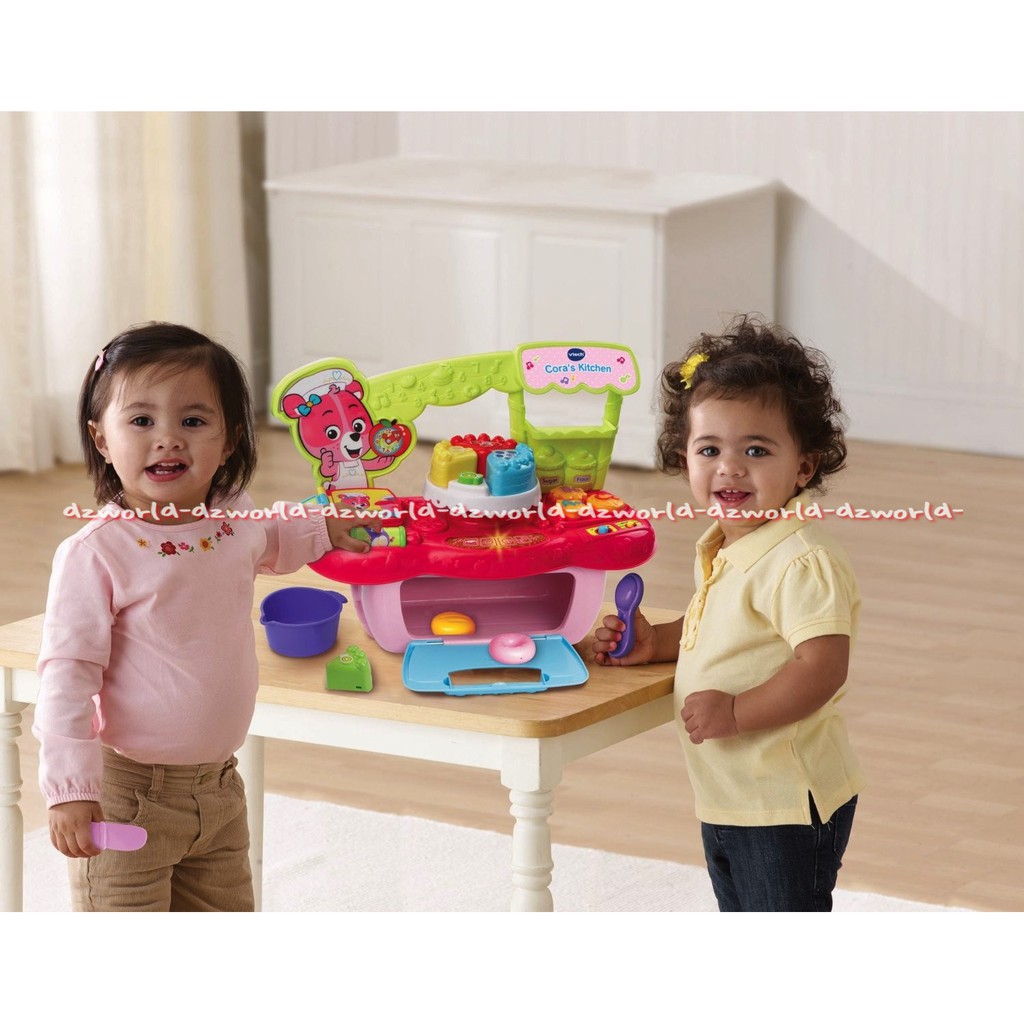 Vtech Baby Cora's Kitchen Mainan Dapur Bayi Baby Cildren Kitchen Mainan Masak Masakan Membuat Kue