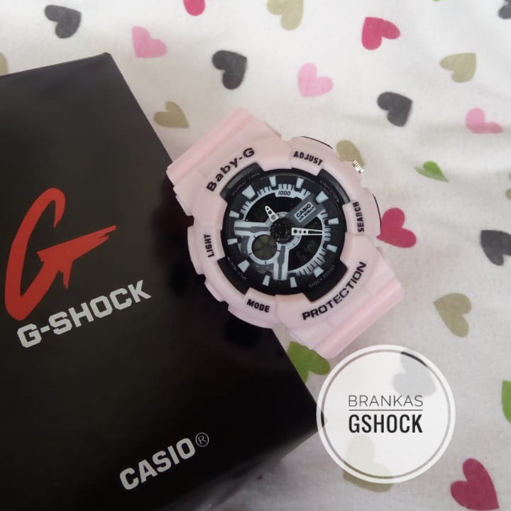 Jam Tangan Wanita Sport Baby G BGA-110 Dualtime