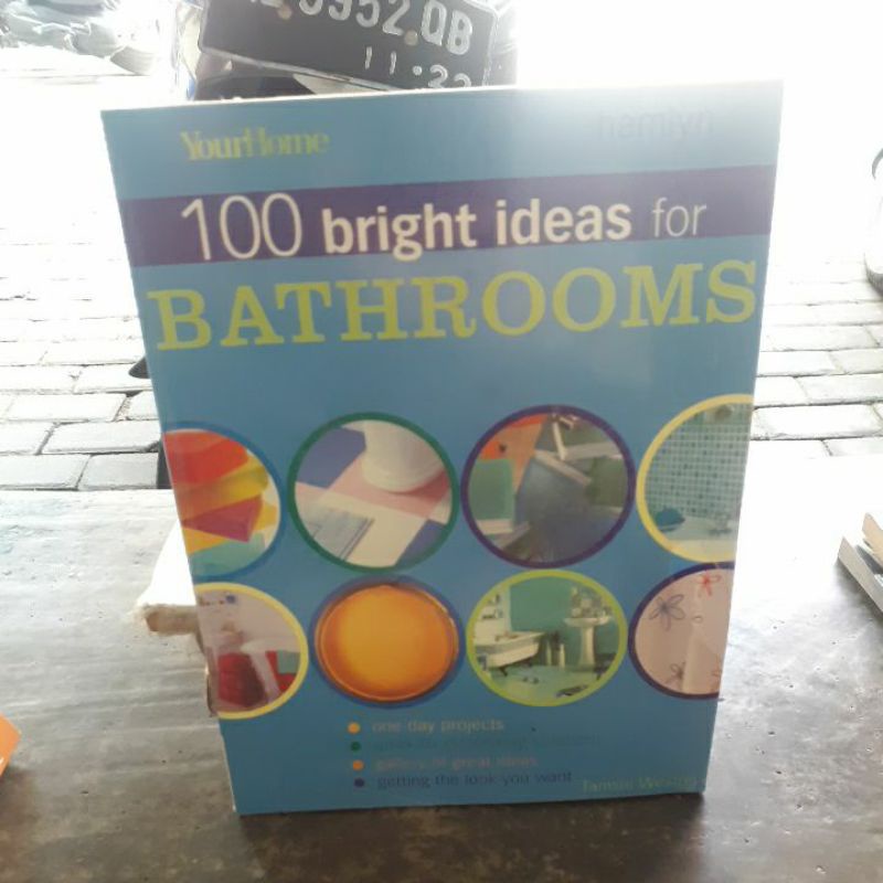 

BUKU ORIGINAL 100 BRIGHT IDEAS FOR BATHROOMS