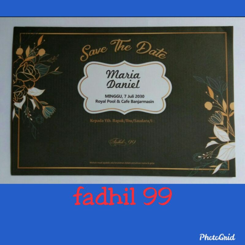 blangko undangan pernikahan Fadhil 99