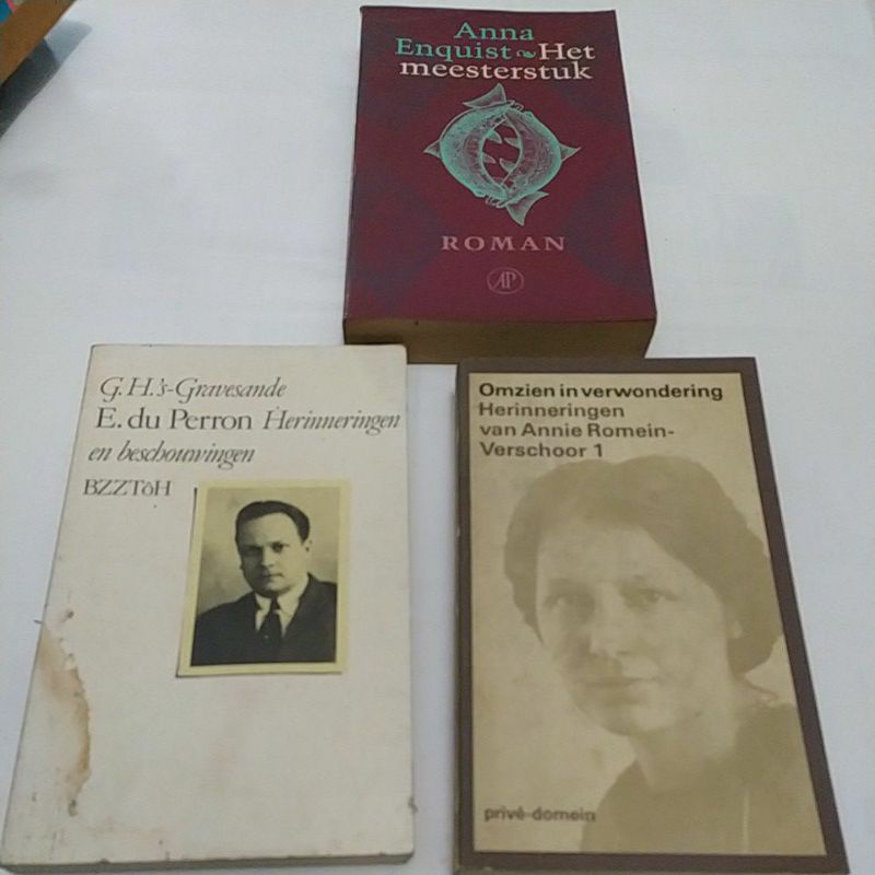 HARGA 1AN ALL THE RULES ANNA ENQUIST & HET MEESTERTUK ROMAN/ G.H.s GRAVESANDE E. DU PERRON HERINNERR