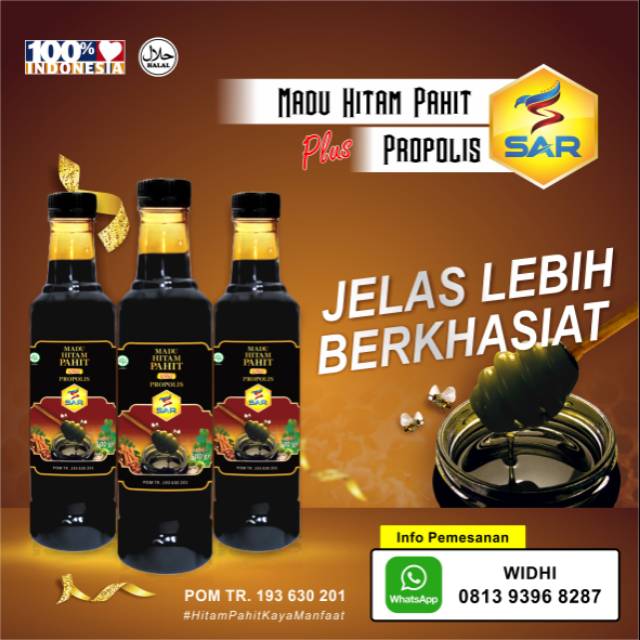 

Madu hitam SAR 500 gr