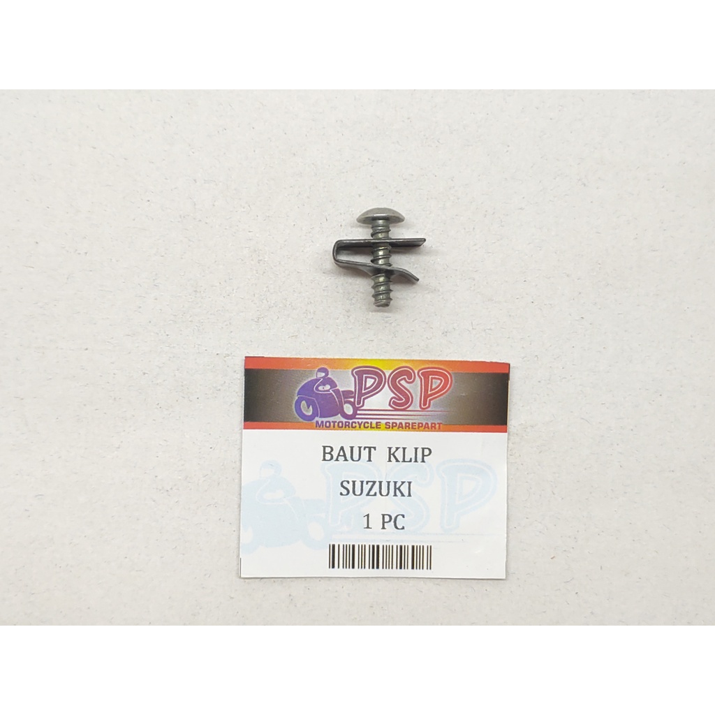 Baut Klip SUZUKI Harga Per 1 Biji - Baud Klem Totok Batok Drat Kasar SUZUKI SHOGUN SMASH