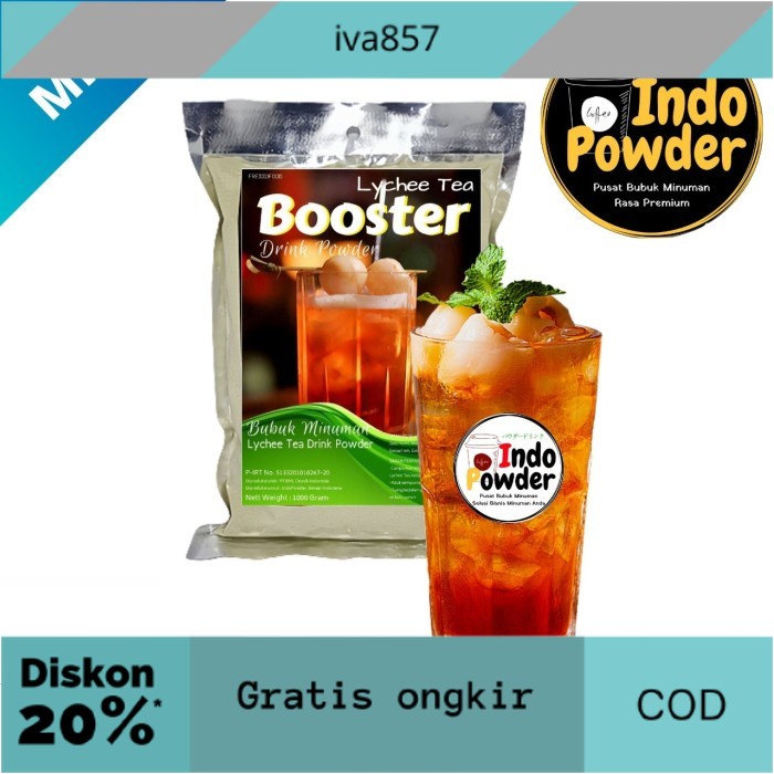 

PROMO Bubuk Minuman aneka rasa LYCHEE TEA 1kg - Bubble Drink TEA -Indopowder GRATIS ONGKIR