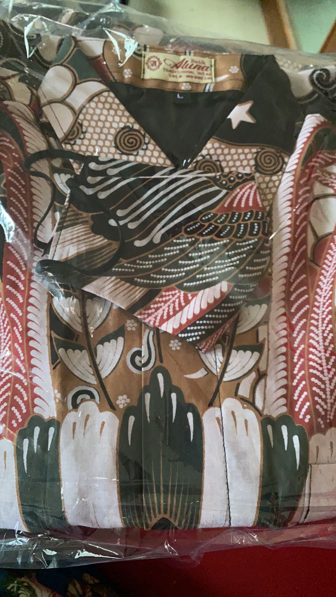 Batik Pria Atasan Premium Solo Lapis Furing Batik Pria Lengan Panjang Premium Prabuseno