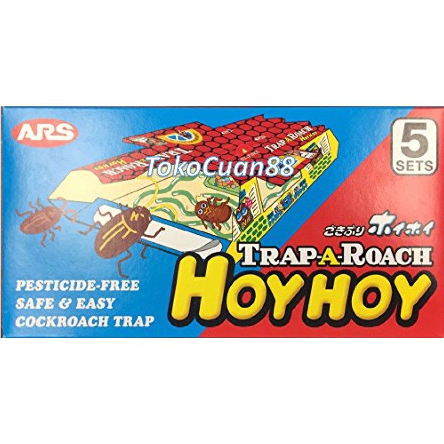 Perangkap Kecoa Hoy Hoy 5 Sheet / Trap A Roach / Hoy Hoy