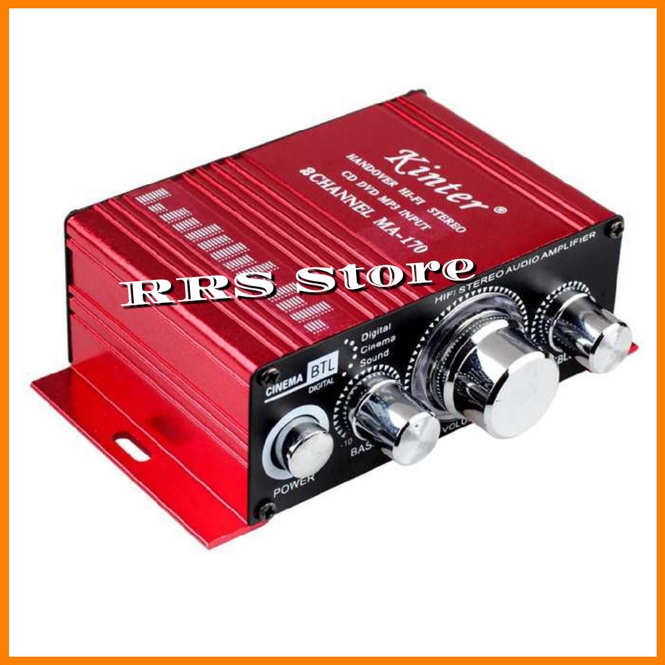 Kinter ampli  mini  Amplifier ampli mini Speaker 2 channel 20W - MA-170