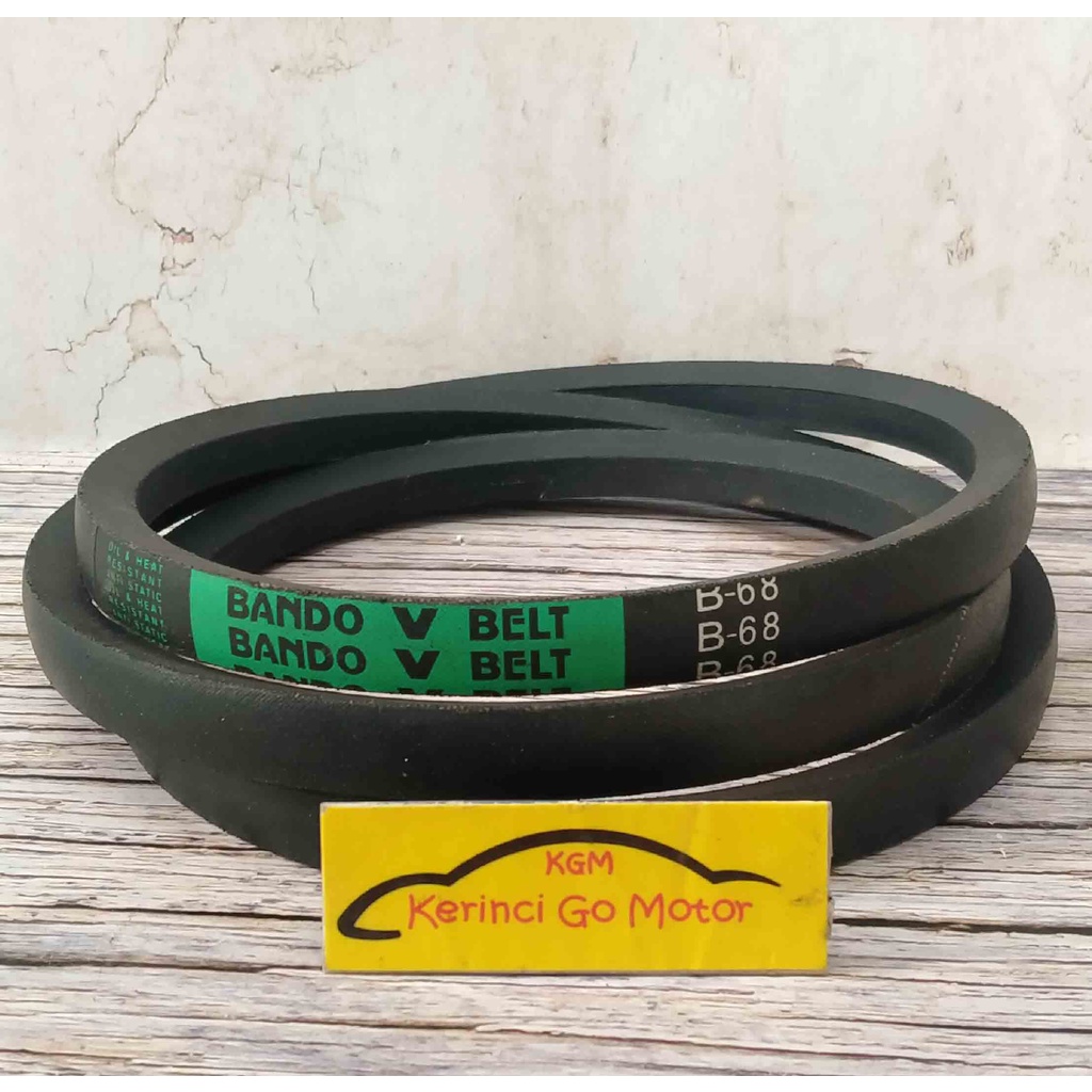 BANDO VAN BELT B-68 V BELT TALI KIPAS B68 FAN BELT VANBELT POLOS B-68