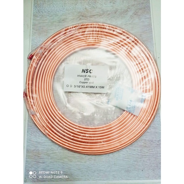 pipa tembaga 3/16 permeter