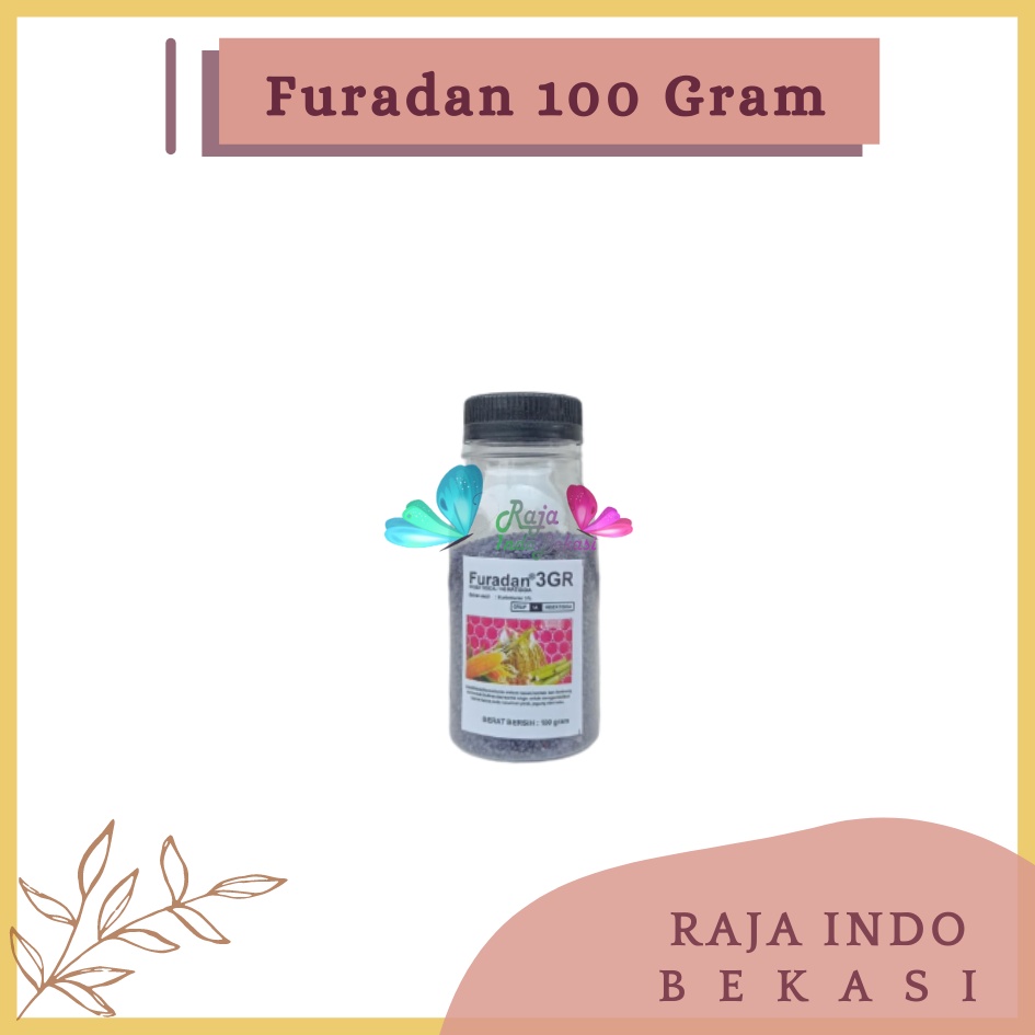 Rajaindobekasi Ori Furadan Botol 100 Gram Kemasan Repacking Furadan Obat Semut Anti Hama 3gr Insektisida Uret Akar Furadan 3gr 1kg 2kg 500 Gram