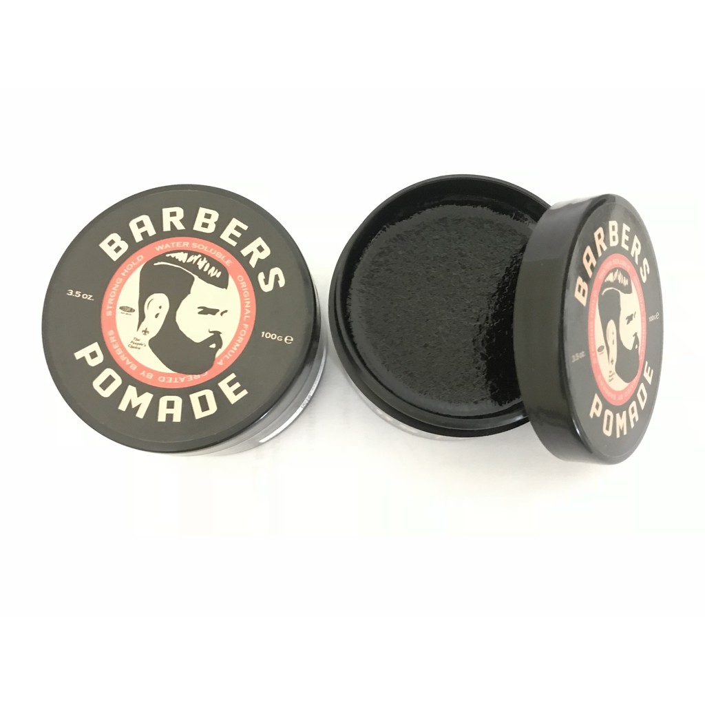 Pomade Barbers Strong Hold 3.5 Oz 3,5 Oz 100 gram Free sisir saku Stronghold