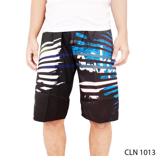 Celana Casual Surfing Polyester Hitam – CLN 1013