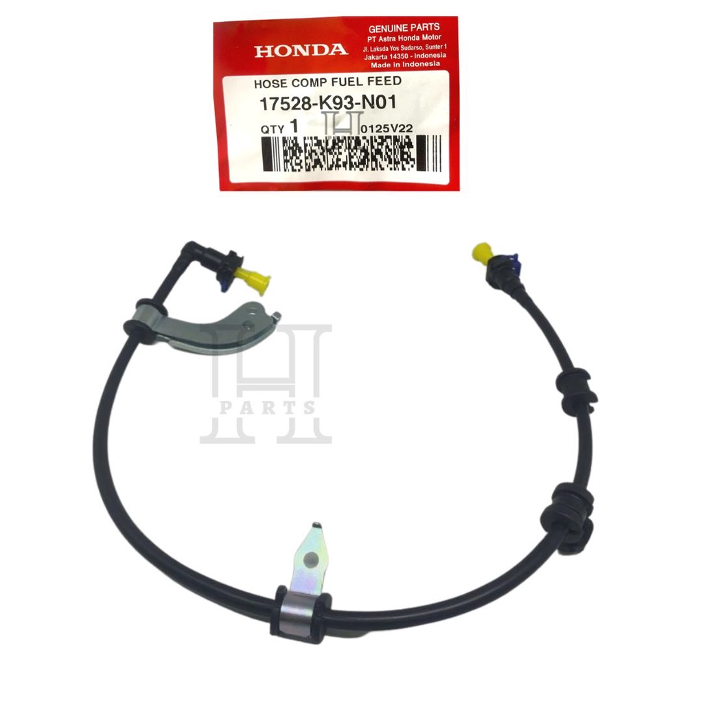 SELANG BENSIN HOSE COMP FUEL FEED SCOOPY FI ESP LED RING 12 17528-K93-N01 ORIGINAL AHM HGP HONDA