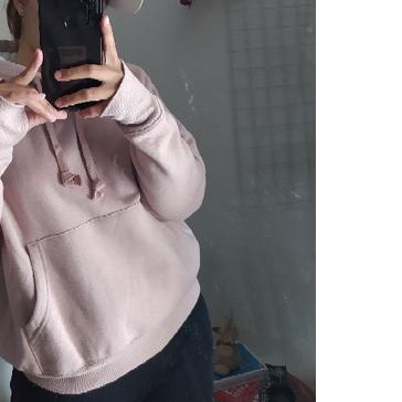 Ω JACKET JAKET OLD NAVY HOODIE OLD NAVY FRENCH TERRY ORIGINAL WANITA ZIPPER OVERSIZE CROP HOODIE ✷