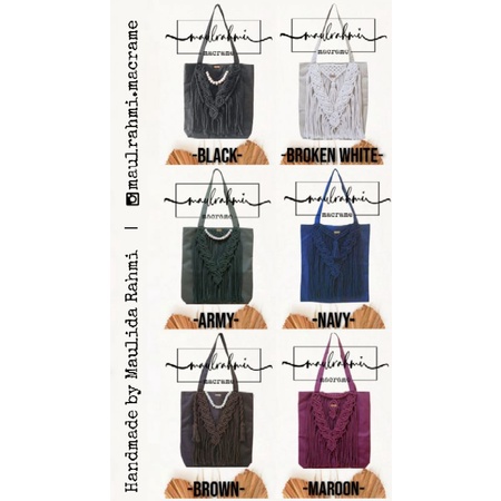 Tote Bag Macrame
